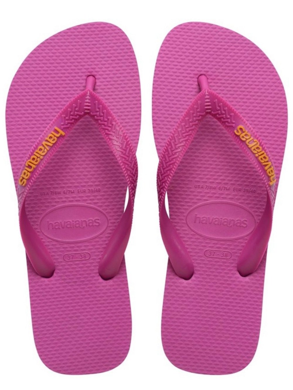 Pink Havaianas flip-flops